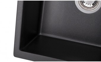 Кухонна мийка Granado Samora 579x488 мм, black shine (0901)