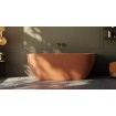Вільностояча пристінна ванна композит QualTec Neo Wall / Нео Волл 156,5 x 73,5 x 58 см, матова теракотова, можлива ванна в кольорі RAL Вільностояча пристінна ванна композит QualTec Neo Wall / Нео Волл 156,5 x 73,5 x 58 см, матова теракотова, можлива ванна в кольорі RAL