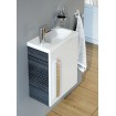Умивальник Ravak Chrome 400 L з отвором (XJGL1100000) Умивальник Ravak Chrome 400 L з отвором (XJGL1100000)