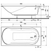 Ванна прямокутна Kolo Comfort 190x90 см (XWP3090000) Ванна прямокутна Kolo Comfort 190x90 см (XWP3090000)