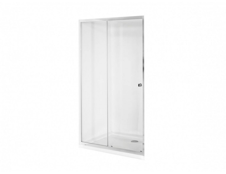 Душові розсувні двері Besco Duo Slide 100x195, хром (DDS-100)