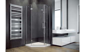 Душова кабіна Besco Viva 90x90x195 L, прозоре скло (V5L-90-195-C) Душова кабіна Besco Viva 90x90x195 L, прозоре скло (V5L-90-195-C)