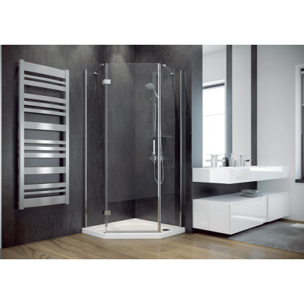 Душова кабіна Besco Viva 90x90x195 L, прозоре скло (V5L-90-195-C)