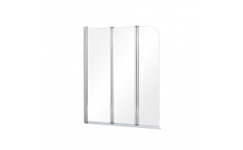 Душова шторка на ванну Besco Prime III 1200x1400 мм, на 3 секції, прозоре скло (PNP-3S) Душова шторка на ванну Besco Prime III 1200x1400 мм, на 3 секції, прозоре скло (PNP-3S)