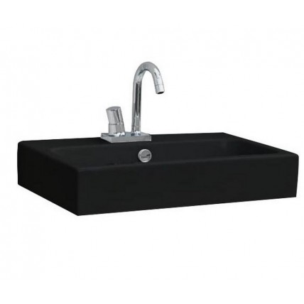 Підвісний умивальник ArtСeram Block, glossy black (BKL0010300)