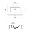 Підвісний умивальник Catalano New Light 80 (180LI4800) Підвісний умивальник Catalano New Light 80 (180LI4800)