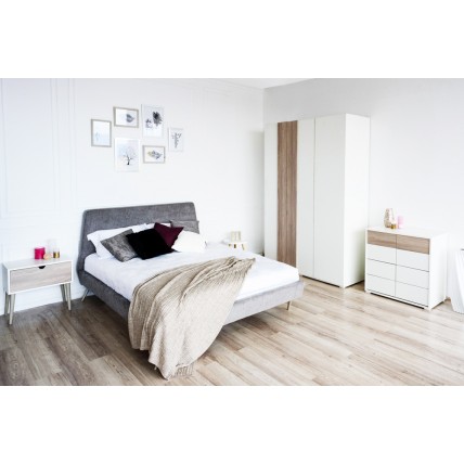 Двоспальне ліжко Embawood Grey / Грей 160x200 (EW4)