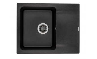 Кухонна мийка Granado Avila 602x488 мм, black shine (0501) Кухонна мийка Granado Avila 602x488 мм, black shine (0501)