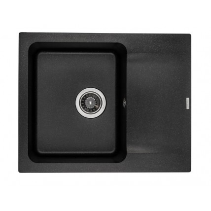 Кухонна мийка Granado Avila 602x488 мм, black shine (0501) Кухонна мийка Granado Avila 602x488 мм, black shine (0501)