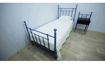 Односпальне ліжко Метал-дизайн Bella-Letto Неаполь 90x190 (M-BL-O-N1)