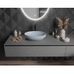 Овальний умивальник на стільницю Mexen Cornelia 50x37 см, сіро - блакитний матовий Овальний умивальник на стільницю Mexen Cornelia 50x37 см, сіро - блакитний матовий