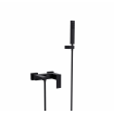 Змішувач для ванни та душу Besco Modern / Varium, чорний матовий (BW-MVS-CZ)
