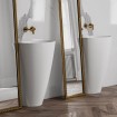 Окремостоячий умивальник Omnires Siena M+ 55x43 см, білий глянцевий (SIENAUWBP)
