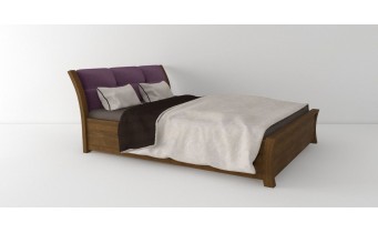 Двоспальне ліжко WoodSoft Ravenna / Равенна 140x200, Ясень (Ravenna140200JAS)