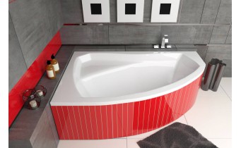 Ванна акрилова Besco Rima 140x90 L, Лівостороння, асиметрична + сифон + ніжки (WAR-140-NL-SN) Ванна акрилова Besco Rima 140x90 L, Лівостороння, асиметрична + сифон + ніжки (WAR-140-NL-SN)