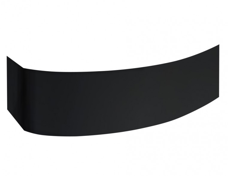 Панель для ванни Besco Rima 150 R/L Black / Чорна,+ кріплення до панелі, екран для ванни (OAR-150-NSC)