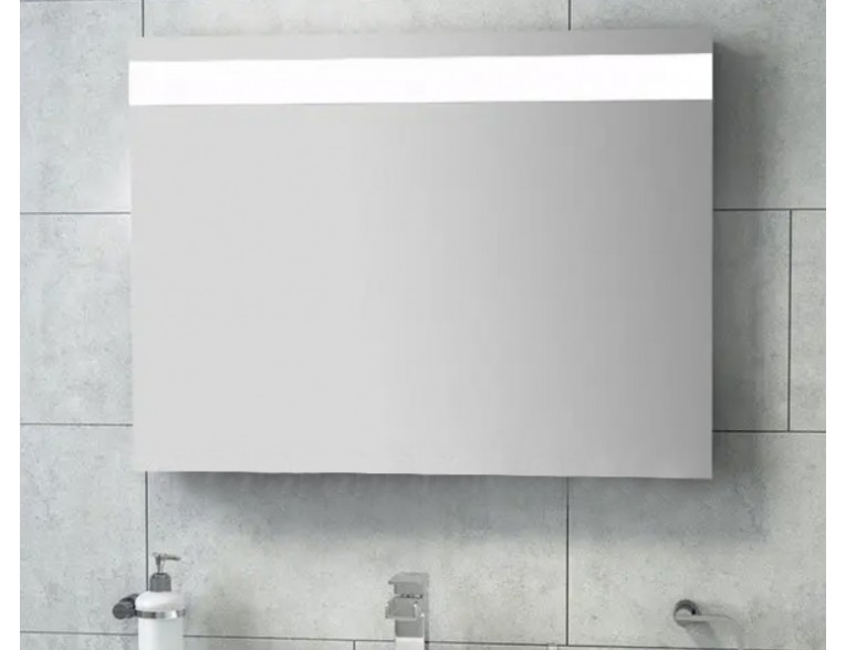 Прямокутне дзеркало з LED підсвіткою у ванну UWiS Valencia Z-100, 100х65x3 см