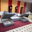 Кутовий диван розкладний ВІКОМеблі Denver P2 / Денвер П2, п-подібний, світло-сірий (Viko-DenverP24)