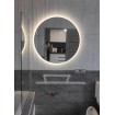 Душова шторка для ванни, нерухома Wave Glass Margo 80x150 см, односекційна, прозоре скло, профіль хромований