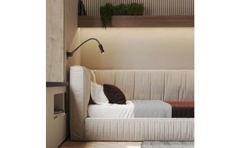 Дитяче ліжко WoodSoft Pula 120x190, з ортопедичною основою (P12-190-ORO)