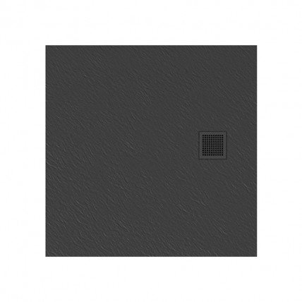 Душовий піддон NEW TRENDY MORI 90x90x3,5 см, сірий RAL 7040 (B-0395)