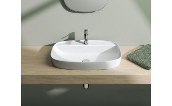 Умивальник на стільницю Catalano Colori Green Lux 65 cатин білий (165GRLXBM)
