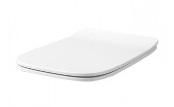 Сидіння soft-close з кришкою для унітазу ArtCeram A16, glossy white (ASA0010100) Сидіння soft-close з кришкою для унітазу ArtCeram A16, glossy white (ASA0010100)