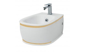 Підвісне біде ArtСeram Azuley, gold stripes (AZB0010111)