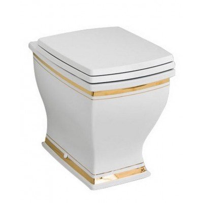 Підлоговий унітаз ArtCeram Blues, gold stripes (BUV0020111) Підлоговий унітаз ArtCeram Blues, gold stripes (BUV0020111)