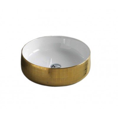 Умивальник на стільницю ArtCeram Cognac 42, gold mosaic (COL0010159) Умивальник на стільницю ArtCeram Cognac 42, gold mosaic (COL0010159)
