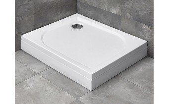 Душовий піддон прямокутний Radaway Delos D 100x75x15 см, білий, Лівий, з панеллю що знімається (4D17515-03L) Душовий піддон прямокутний Radaway Delos D 100x75x15 см, білий, Лівий, з панеллю що знімається (4D17515-03L)