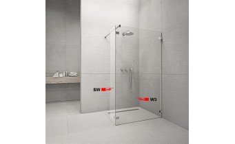 Фронтальна частина душової кабіни Radaway Euphoria Walk-in W3 80 (383130-01-01)