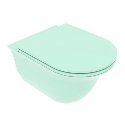 Підвісний унітаз GSG Flut 52,5 см Smart Clean matt Water (FLWCSO025)
