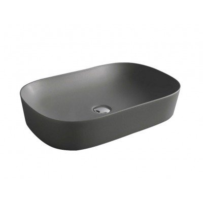 Умивальник на стільницю ArtCeram Ghost 65, grey olive (GHL0021600) Умивальник на стільницю ArtCeram Ghost 65, grey olive (GHL0021600)