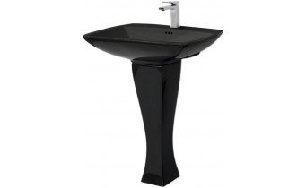 Підвісний умивальник ArtCeram Jazz, glossy black (JZL0030300) Підвісний умивальник ArtCeram Jazz, glossy black (JZL0030300)