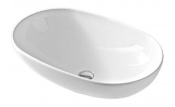 Умивальник на стільницю ArtCeram La ciotola 70, white (LCL0020100) Умивальник на стільницю ArtCeram La ciotola 70, white (LCL0020100)