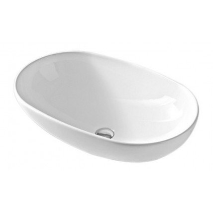 Умивальник на стільницю ArtCeram La ciotola 70, white (LCL0020100)