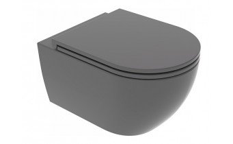 Підвісний унітаз GSG LIKE 52,5 см Smart Clean matt Ash (LKWCSO021)