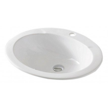 Врізний умивальник ArtCeram Minerva, white (MNL0010100)