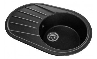 Кухонна мийка Granado Murcia 780x500 мм, black shine (1701)