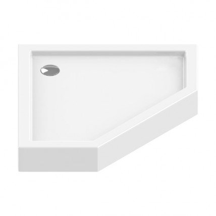 Душовий піддон NEW TRENDY NEW AZURA L 100x80x15 см (B-0416)