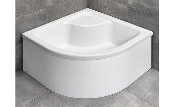 Душовий піддон напівкруглий глибокий Radaway Naxos A 90x90x41 см з місцем для сидіння, білий (SBA9941-1) Душовий піддон напівкруглий глибокий Radaway Naxos A 90x90x41 см з місцем для сидіння, білий (SBA9941-1)