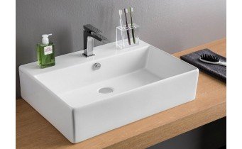 Підвісний умивальник ArtCeram Quadro 65, white (QUL0030100)
