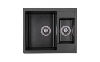 Кухонна мийка Granado Samora 579x488 мм, black shine (0901) Кухонна мийка Granado Samora 579x488 мм, black shine (0901)
