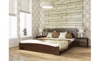 Двоспальне ліжко Естелла Селена Аурі з підйомним механізмом 160х200 буковий масив (DV-23)