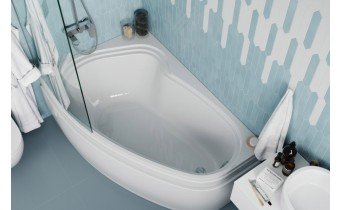 Ванна акрилова Vagnerplast Avona 150x90 см L, Лівостороння (VPBA159AVO3LX-01)