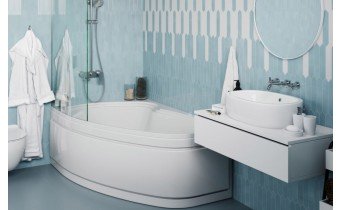 Ванна акрилова Vagnerplast Avona 150x90 см L, Лівостороння (VPBA159AVO3LX-01)