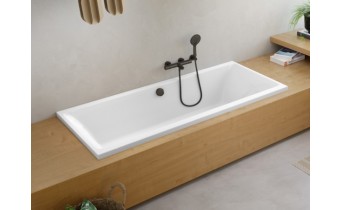 Акрилова ванна Radaway Aridea 200x90 см, пряма з ніжками + сифон для ванни Radaway R135L (WA1-24-200x090U)