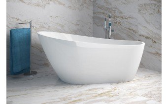 Ванна окремостояча Besco Melody 150x80, біла, акрилова (WAS-150-M)