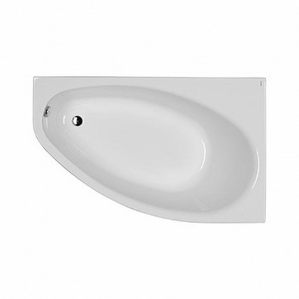 Акрилова ванна Kolo Elipso 160x100 R, асиметрична + ніжки (XWA0660000)
